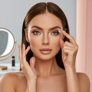 لنز رنگی برای اشخاصی با پوست سبزه